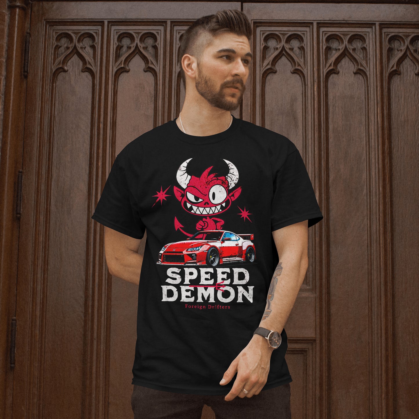 GTR Speed Demon Black Short Sleeved T-Shirt