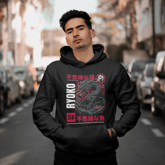 Dragon Ryoko Hoodie Black